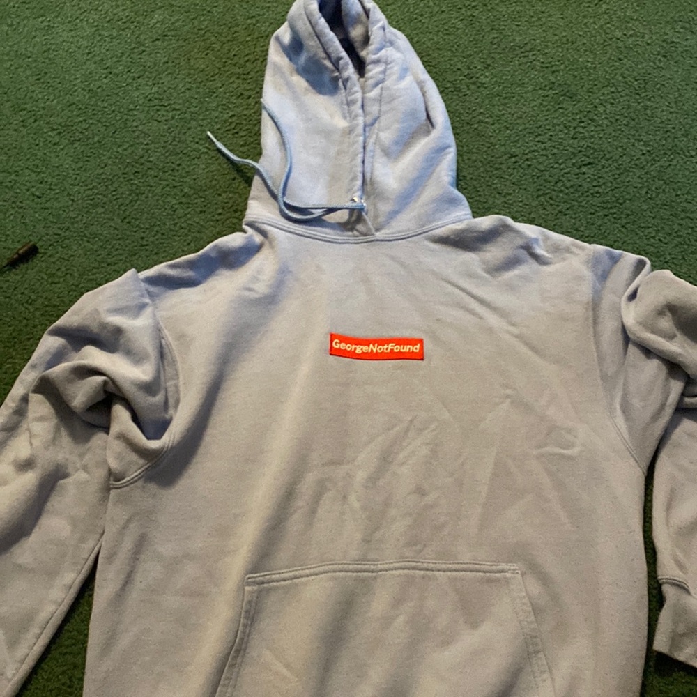 Georgenotfound blue hoodie